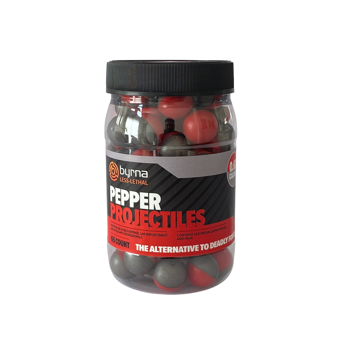 Proyectiles Pepper Byrna Calibre .68 Pack x65
