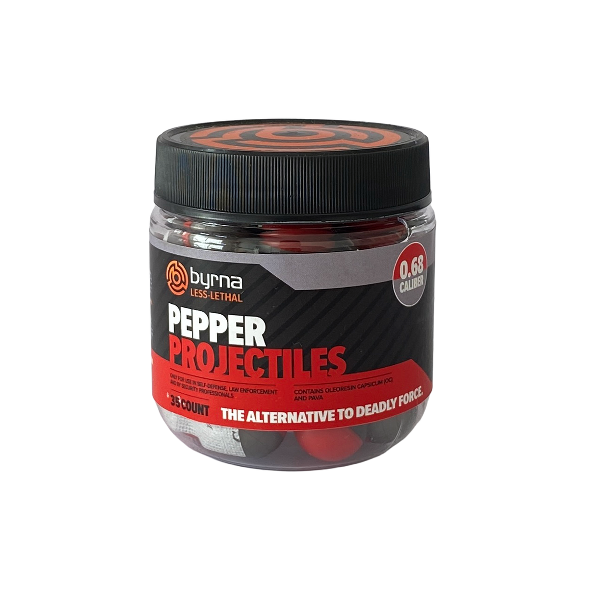 Proyectiles Pepper Byrna Calibre .68 Pack x35
