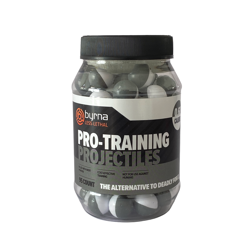 Proyectiles Byrna Pro Training Calibre .68 — Tarro x 95 unidades