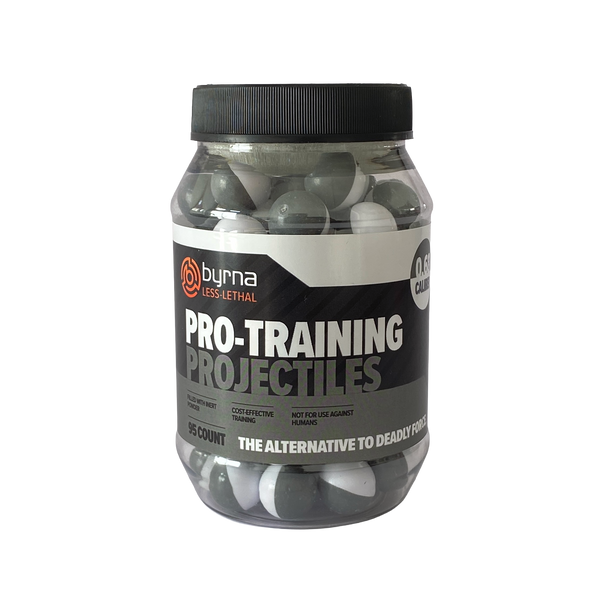 Proyectiles Byrna Pro Training Calibre .68 — Tarro x 95 unidades